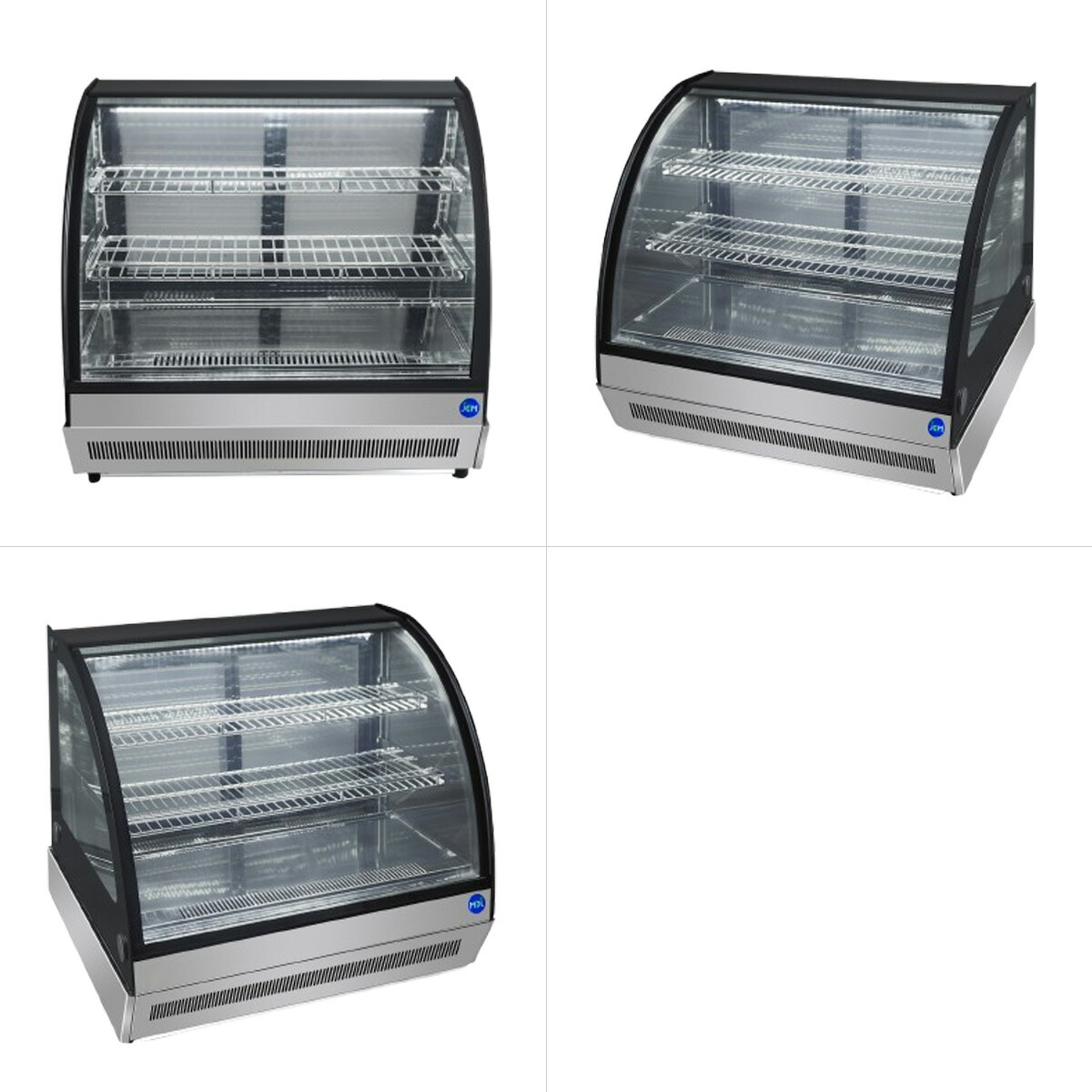 楽天市場】JCM 卓上型対面冷蔵 ショーケース（ラウンド型） JCMS-46T