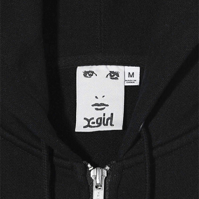 楽天市場】【 X-girl エックスガール 】 FACE COMPACT ZIP UP HOODIE X