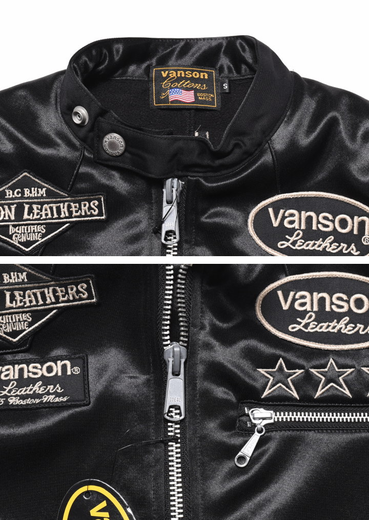 楽天市場】【当店別注】バンソン VANSON ライダース ワンスター 刺繍
