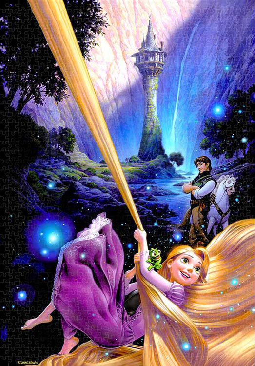 楽天市場】ラプンツェル ステンドアートジグソーパズルの通販