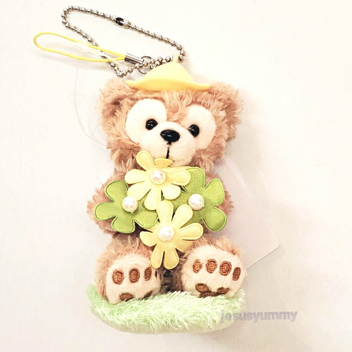 くまのプーさんページ ダッフィ 10周年 ストラップ ぬいぐるみ くまの