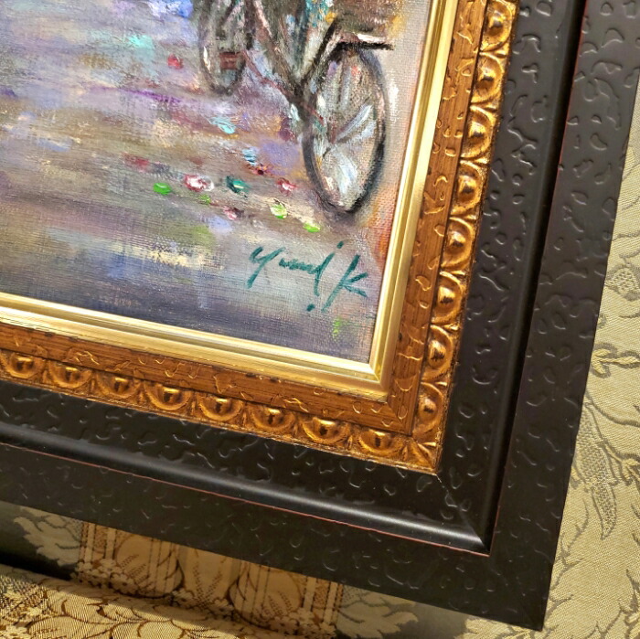 絵画 アンティーク 油彩画 アンティーク】額装 額縁 小林恵 F4号 静物
