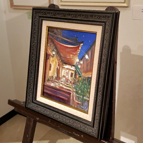 虹の約束 F3 キャンバス 風景画 油彩画 絵画 虹の約束 F3 キャンバス