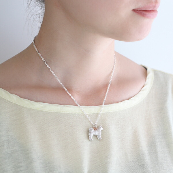 アンリークイールネックレス お家 いぬ アンリークイールネックレス