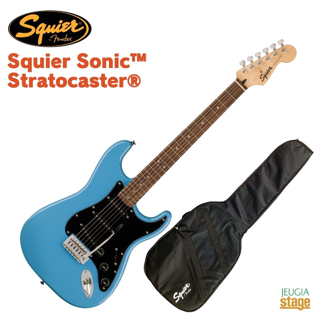楽天市場】Squier Squier Sonic Stratocaster California Blue