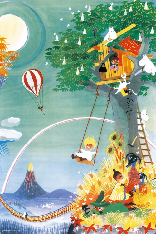 楽天市場】ジグソーパズル 1000ピース レインボーハウス(ムーミン) YAM