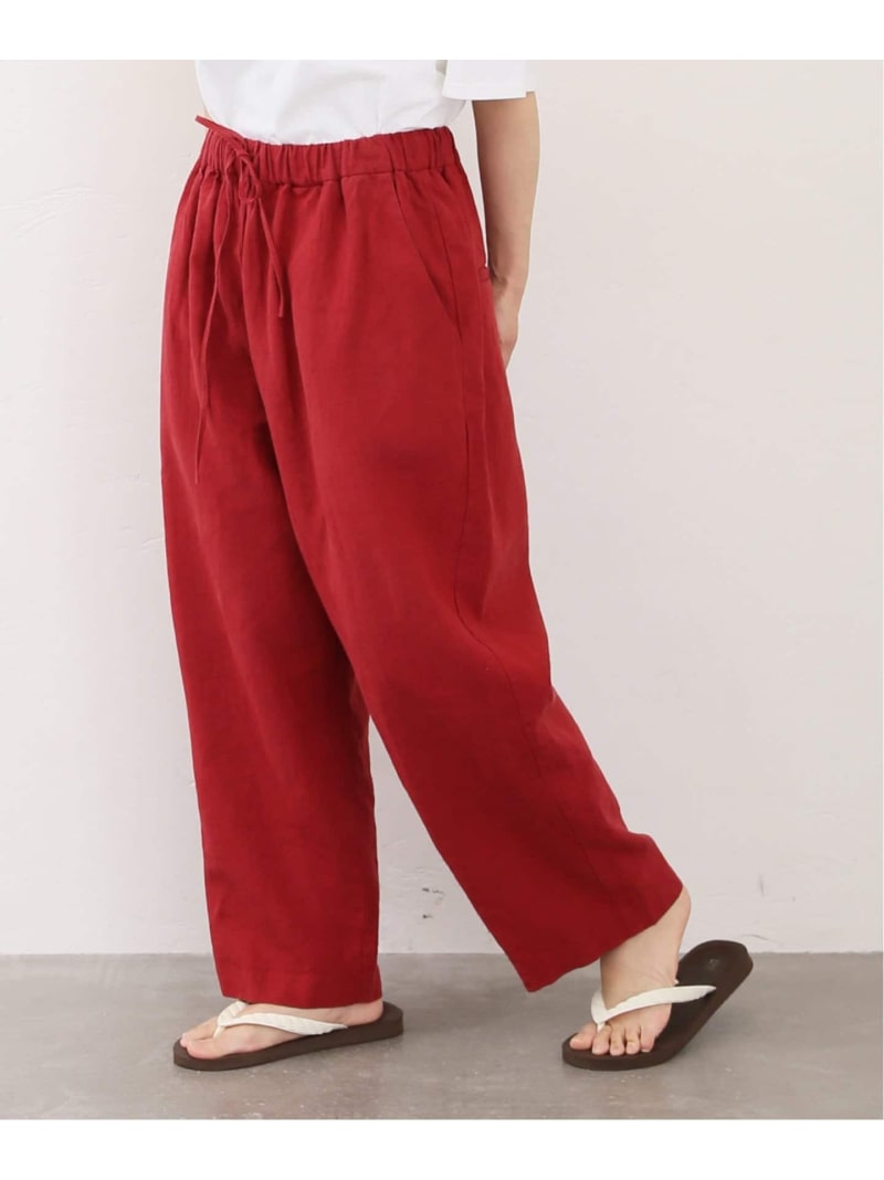 楽天市場】リネンワッシャー イージーパンツ journal standard luxe