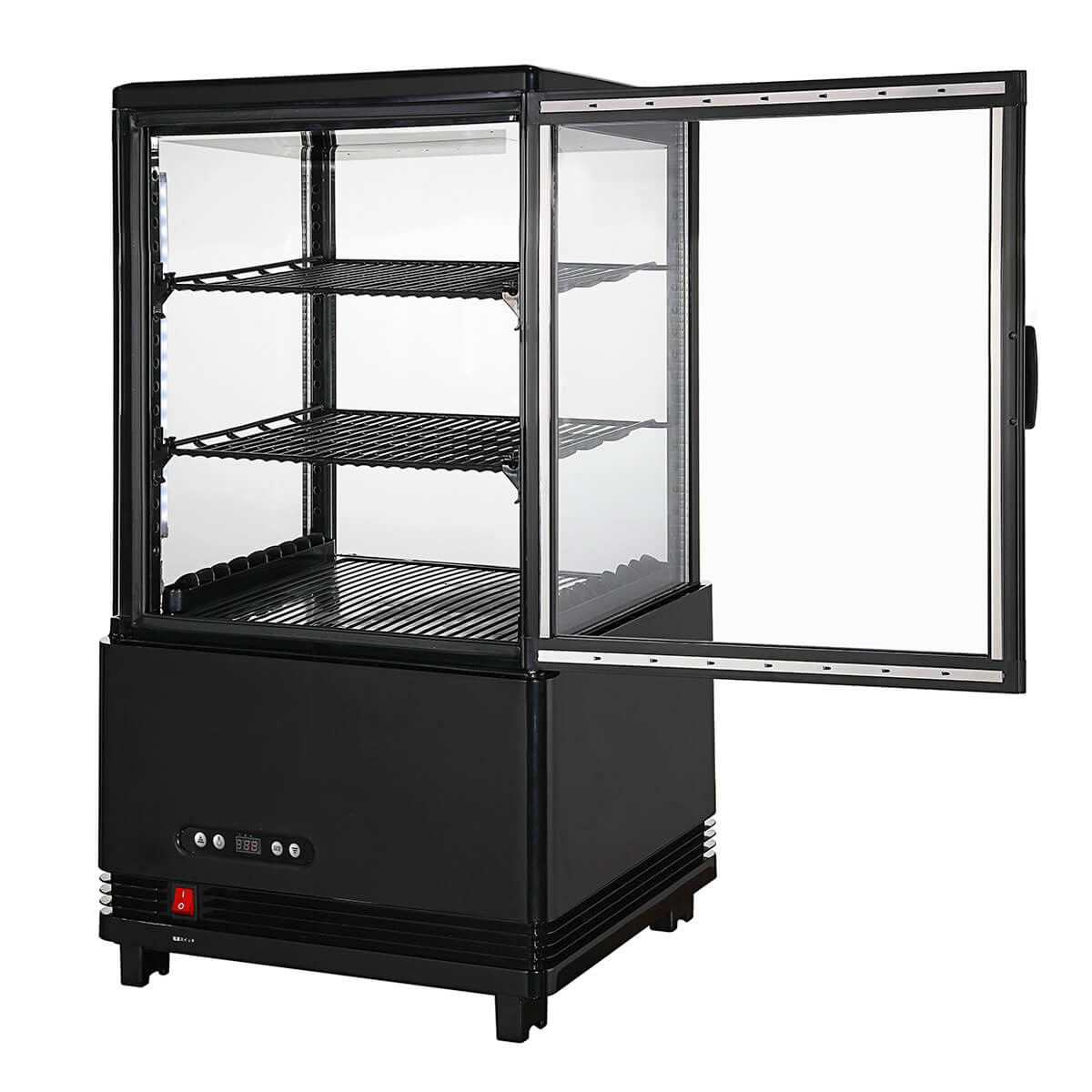 楽天市場】【立春セール!!】 60L 黒 4面ガラス 冷蔵ショーケース 卓上