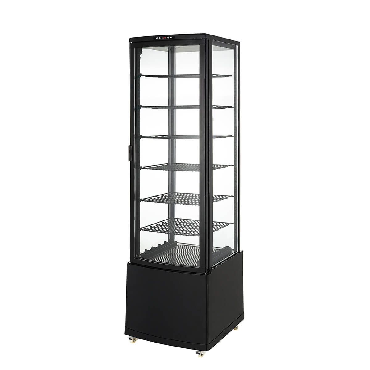 楽天市場】【立春セール!!】 280L 黒 大型 4面ガラス 冷蔵ショー