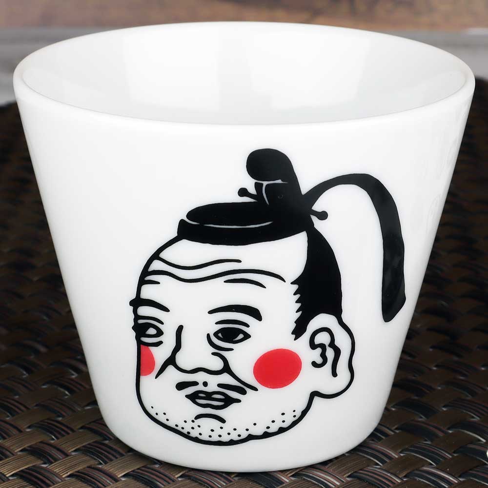 楽天市場】酒器 冷酒 面白 ぐい呑 盃 冷酒でほっぺが赤くなる三英傑