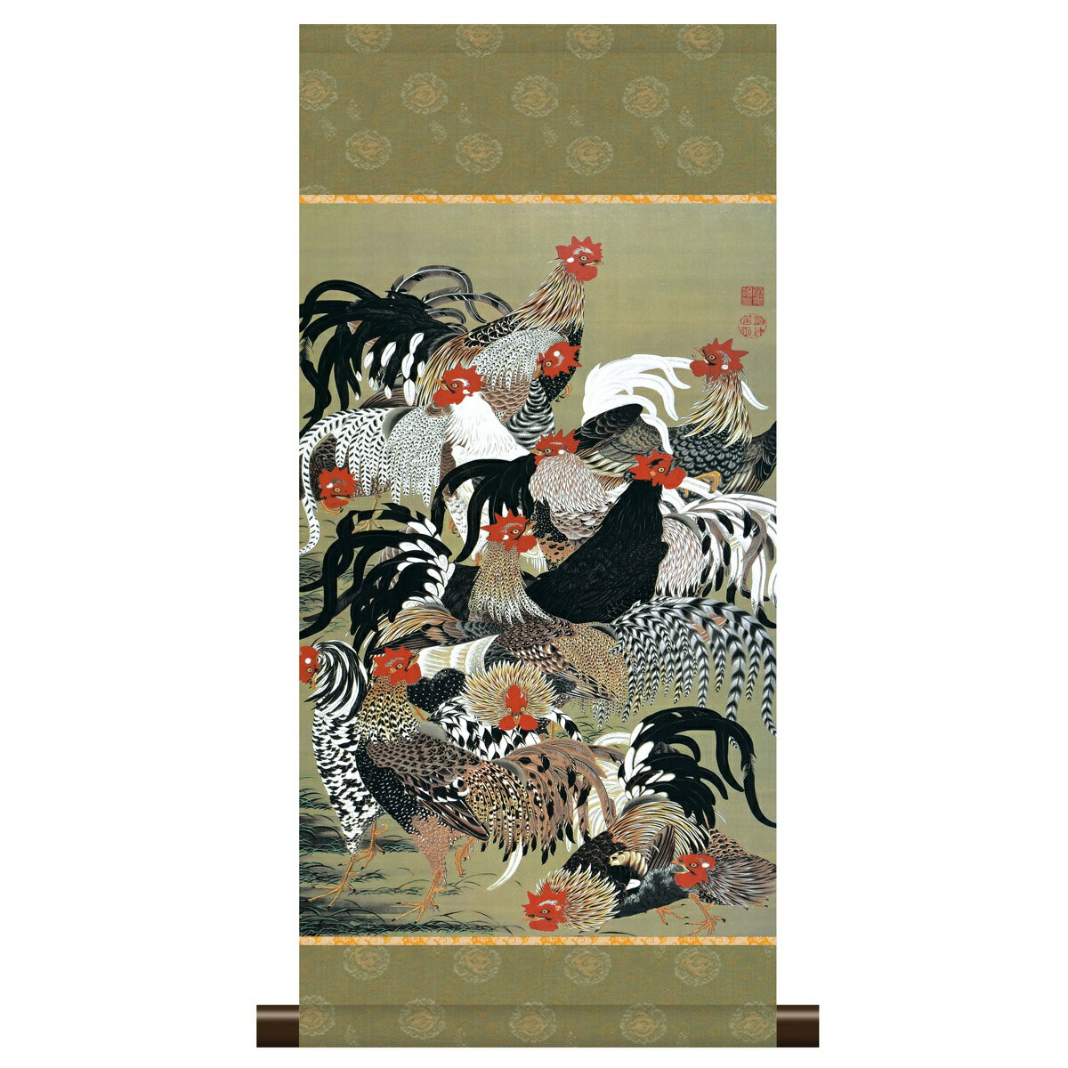 楽天市場】掛け軸 鶏の通販
