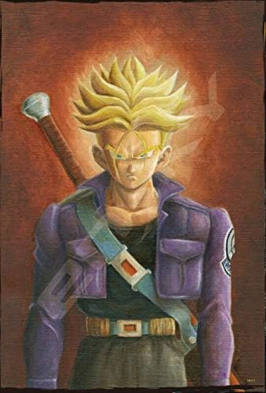 廃盤 希少 ジグソーパズル ドラゴンボールZ 肖像画 300ピー トランクス
