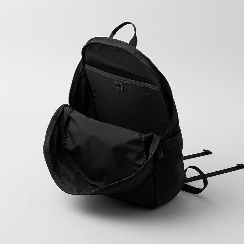 楽天市場】リサイクルナイロン リュック L 黒 豊岡製｜デイパック 日本