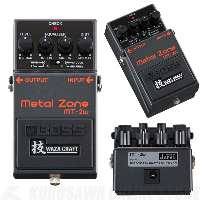 楽天市場】BOSS MT-2W （Metal Zone）「技 WAZA CRAFT」メタルゾーン