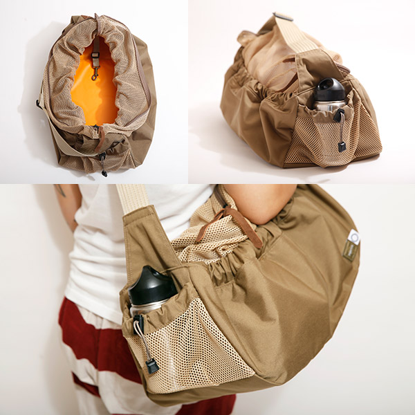 FLAVOR.×PORTER ハーフムーンバッグ M 犬 ペット キャリーバッグ