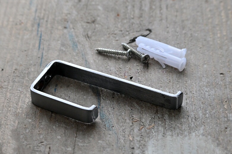 楽天市場】アイアンフック 2段 ダブルタイプ /壁掛けフック 吊り金具