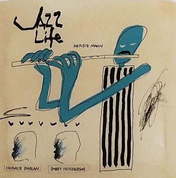 津田耕の描くJAZZの世界【Duet】版画☆額付 送料無料 津田耕