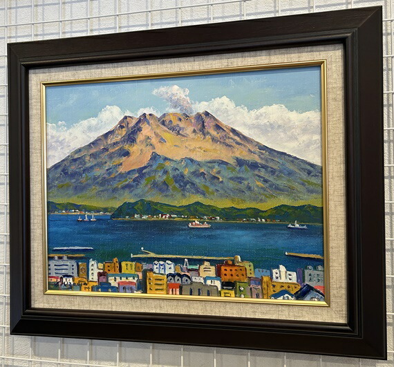 S.オカザ 風景画 油彩額縁 S.オカザ 風景画 油彩額縁 S.オカザ 風景画