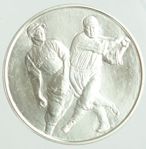 楽天市場】プロ野球誕生70年記念 カラー銀メダル 2004年 : 紅林コイン