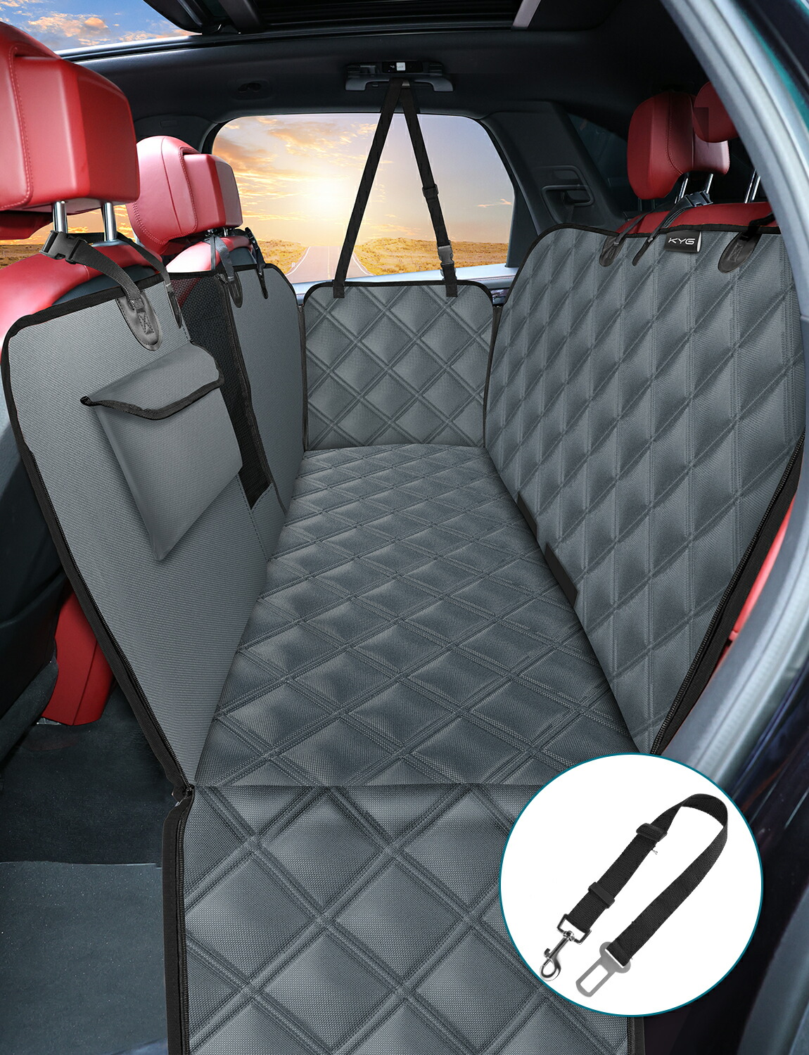 楽天市場】KYG ペット用 ドライブシート 汎用版 全車種 車ペットシート