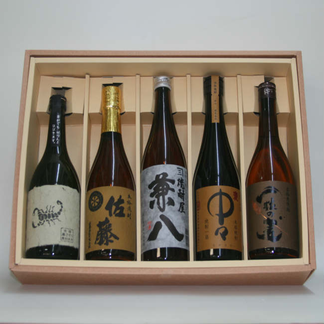 麦焼酎兼八・芋焼酎佐藤黒・佐藤 白1800ml×5本セット