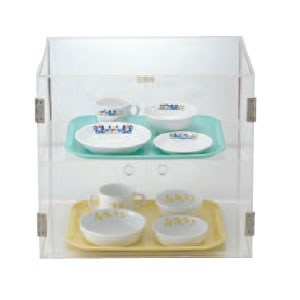 楽天市場】送料無料!アクリル製サンプルケース 2段 SC-2[保育園