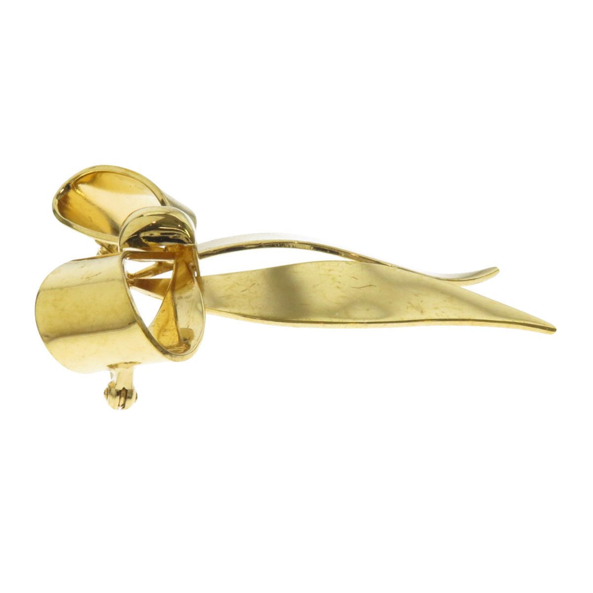 クリスチャンディオール リボンモチーフ ブローチ 特大 11cm