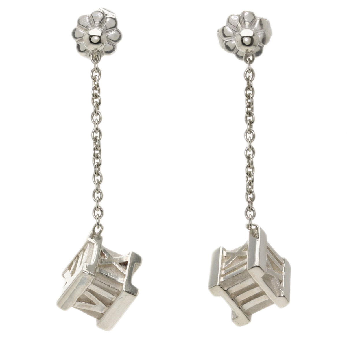 楽天市場】ティファニー アトラスキューブ ピアス シルバー レディース