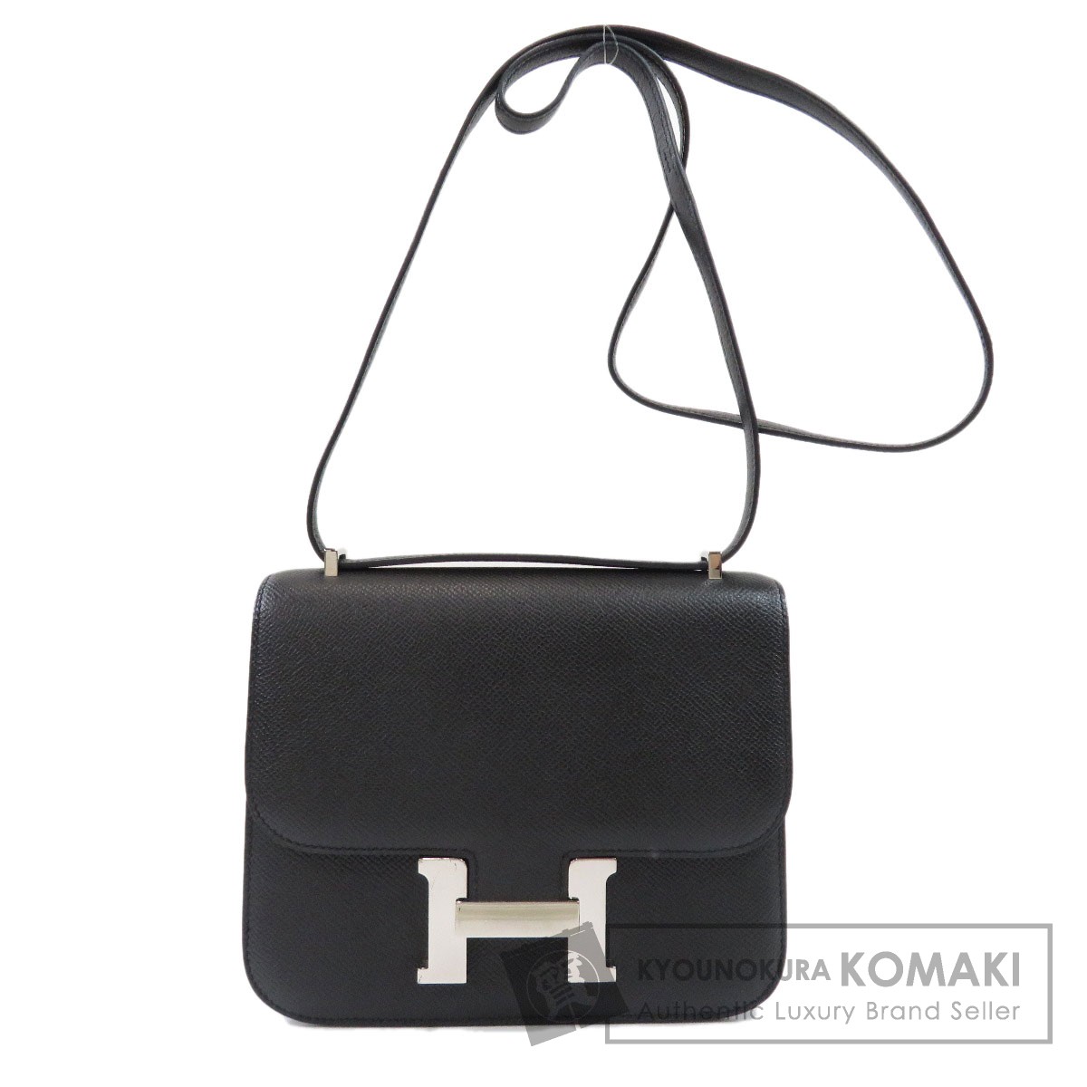 楽天市場】エルメス コンスタンス18 黒 ブラック シルバー金具