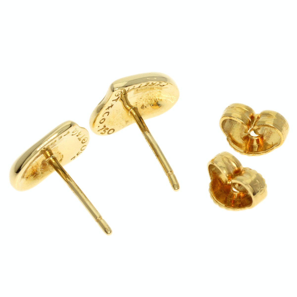 楽天市場】ティファニー フルハート ピアス K18イエローゴールド