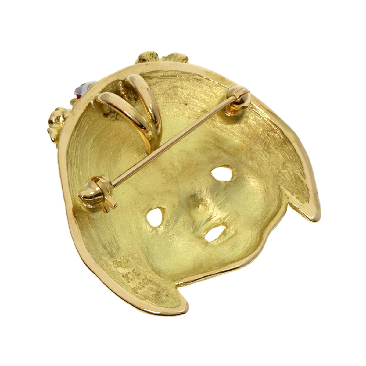 カメオブローチK18 シエル2WAY