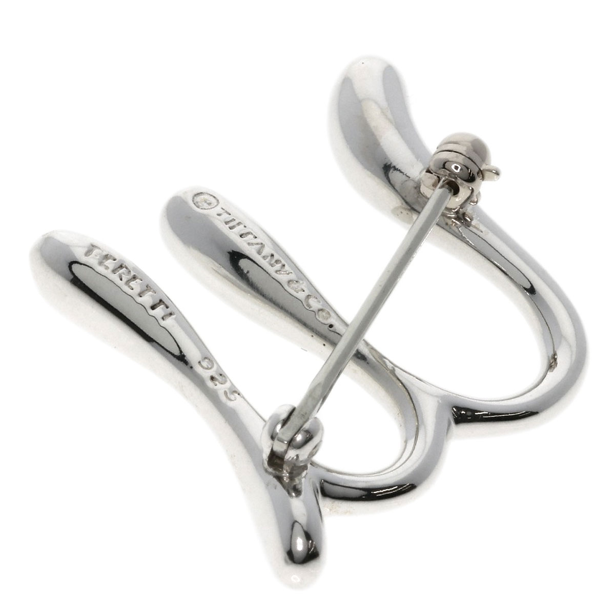 TIFFANY&Co. ティファニー イニシャル M ブローチ SV レディース