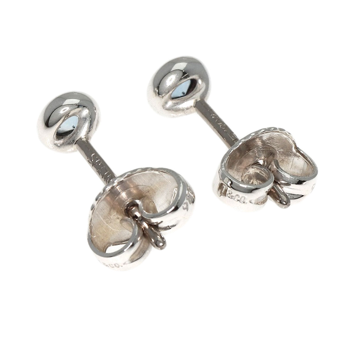 楽天市場】ティファニー バイザヤード アクアマリン ピアス シルバー