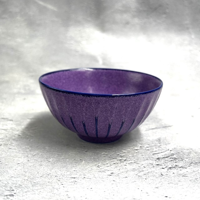 楽天市場】京焼 清水焼 陶あん 紫結晶 ご飯茶碗（京紫） : 京焼
