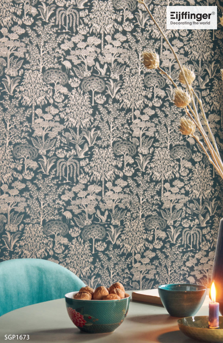 楽天市場】サンゲツ 輸入壁紙 壁紙 53cm巾 草木 ボタニカル オランダ