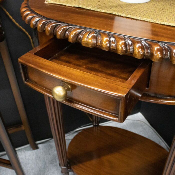 楽天市場】【送料無料】 電話台 サイドテーブル 引き出し付き