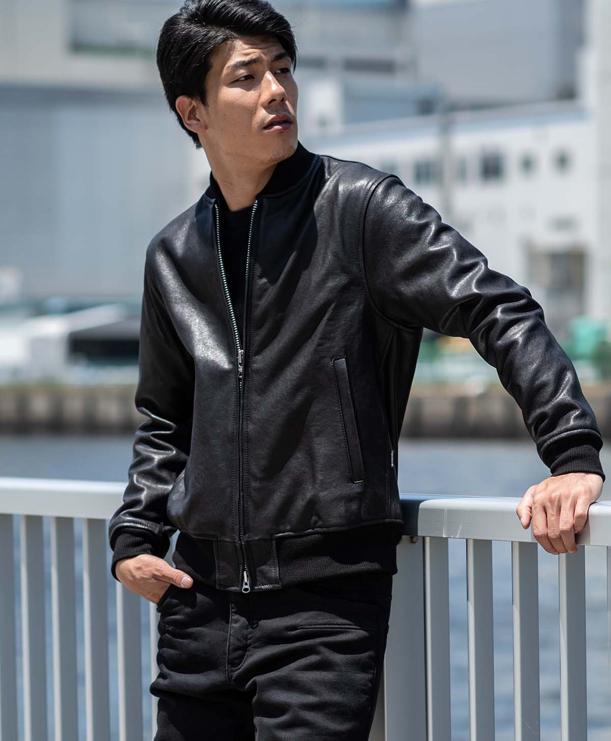 KADOYA シングルライダースジャケット ブラック KADOYA シングル