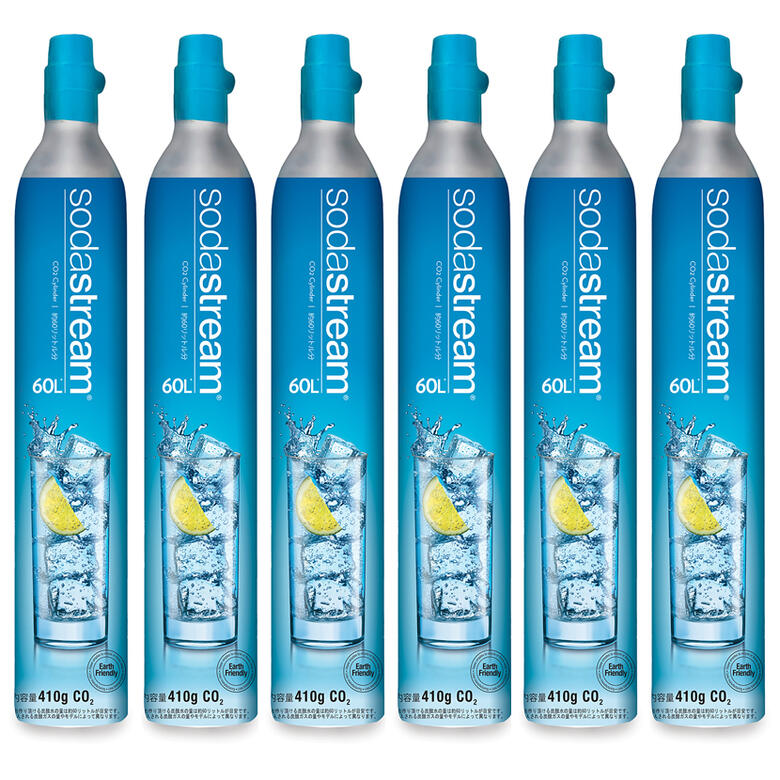 楽天市場】ソーダストリーム ガスシリンダー 新規 予備用 60L 1本 410g