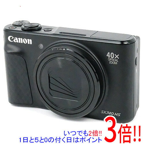 楽天市場】powershot sx740 hs ブラックの通販