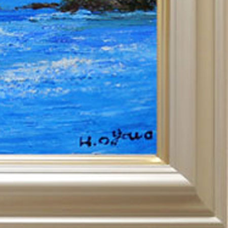 油彩画 雨晴海岸 小川久雄画伯作 F4号￼ 楽天市場】絵画 油絵 雨晴