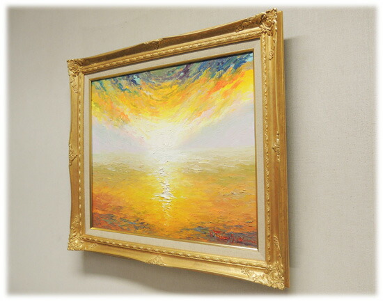 楽天市場】絵画 油絵 朝焼け (谷口春彦) 送料無料 【肉筆】【油絵