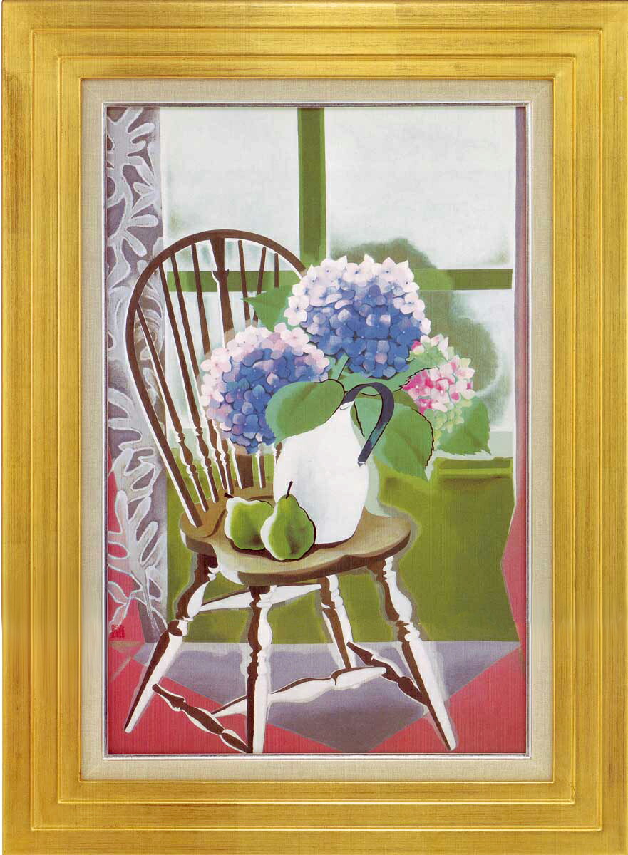 楽天市場】山口蓬春 絵画 榻上の花 送料無料 【複製】【美術印刷