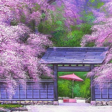 楽天市場】絵画 油絵 角館の桜 F20号 （木村由記夫） 送料無料 【肉筆