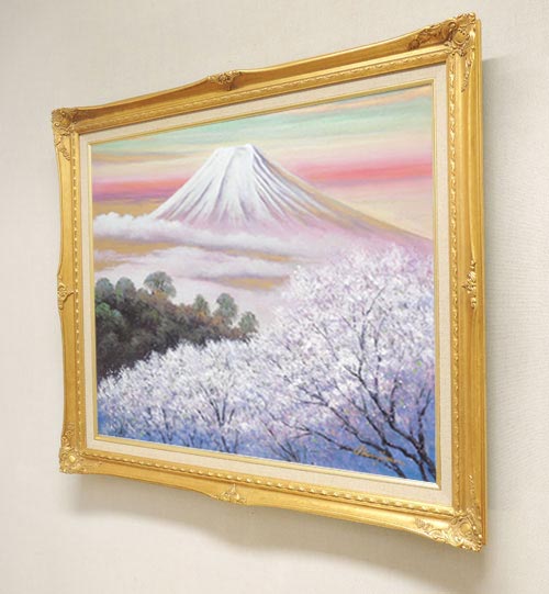 百合 油絵 F30号 百合油絵F30号