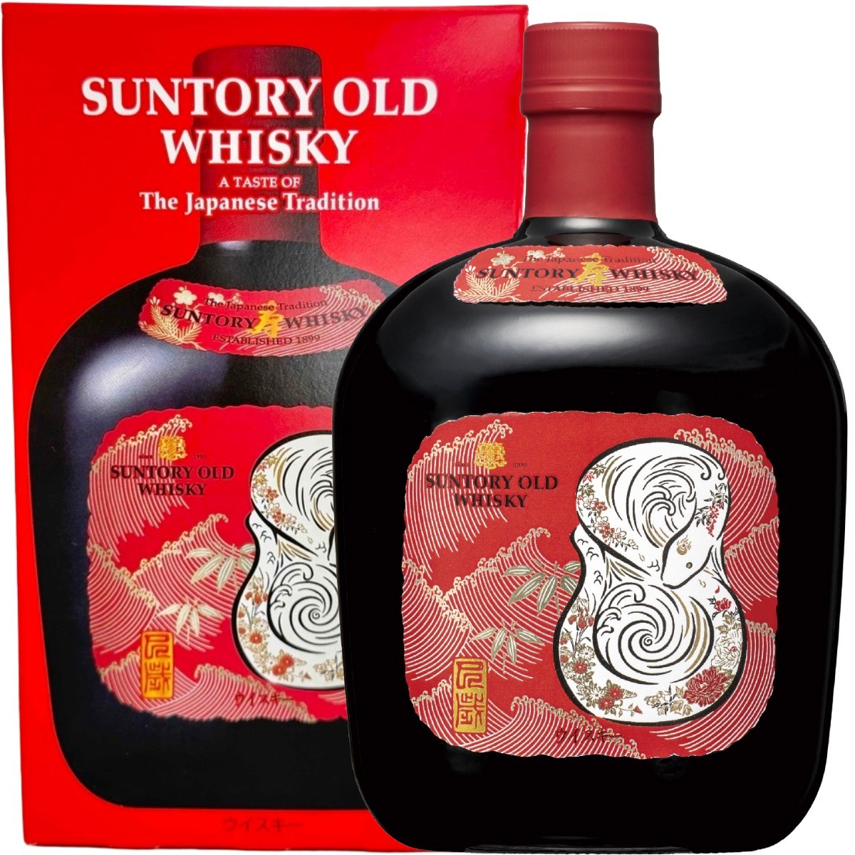 楽天市場】2025年 干支ラベル 化粧箱入 サントリーウイスキー オールド