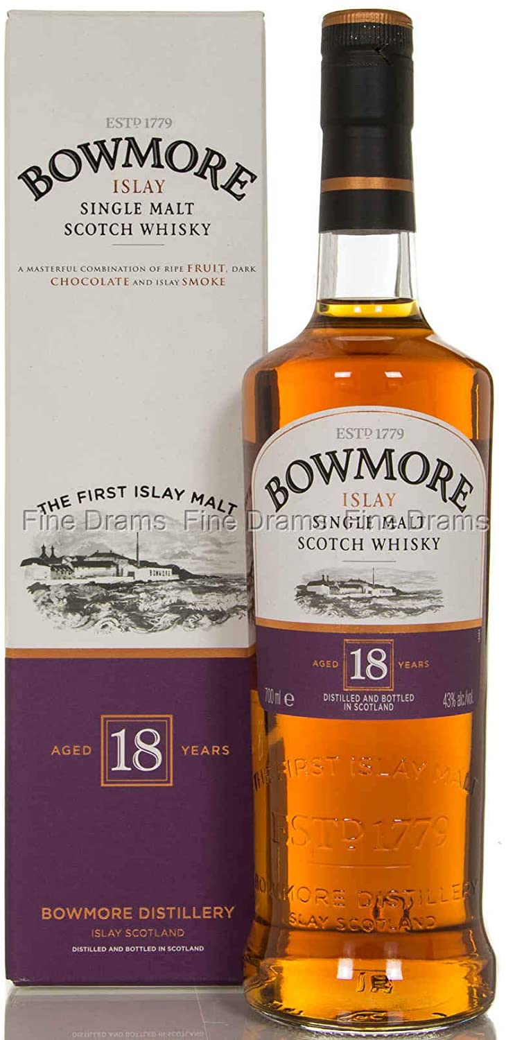 楽天市場】【送料無料】【旧ラベル】ボウモア 18年 43度 700ml