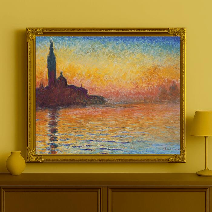 楽天市場】人気油彩画【送料無料】絵画 油彩画複製油絵複製画/クロード