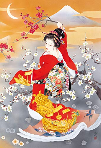 楽天市場】エポック社 300ピース ジグソーパズル 春代 寿亀 (26x38cm