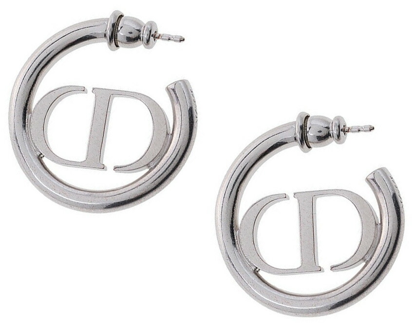 楽天市場】Christian Dior フープピアスクリスチャンディオールCD