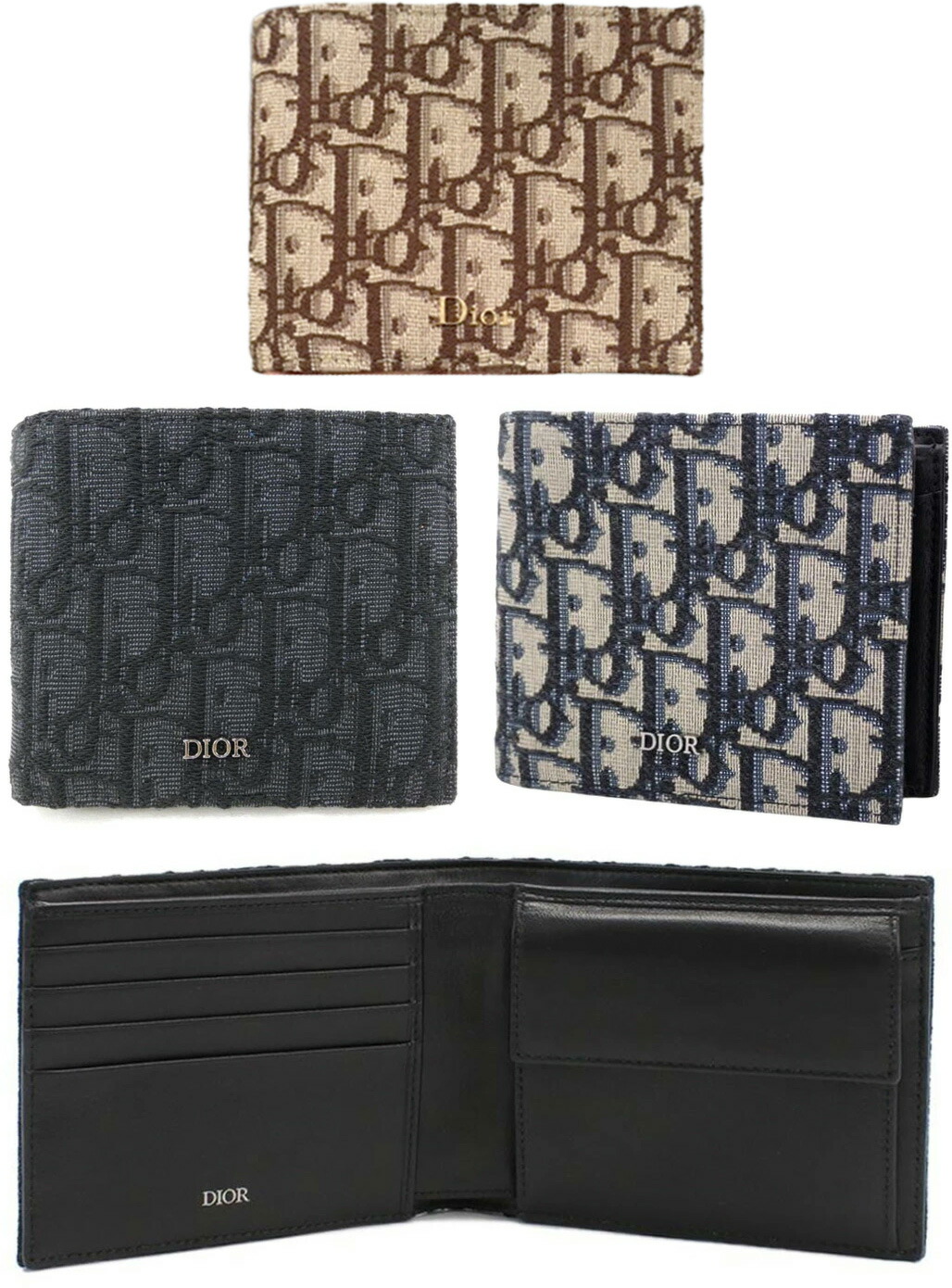 Dior 二つ折り財布 メンズ
